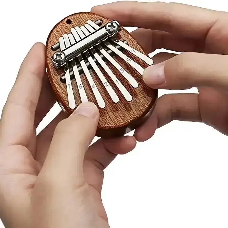 Portable Mini Kalimba for Home and Travel, 8 Key Finger Thumb Pianos, Birthday Gifts for Kids and Adults