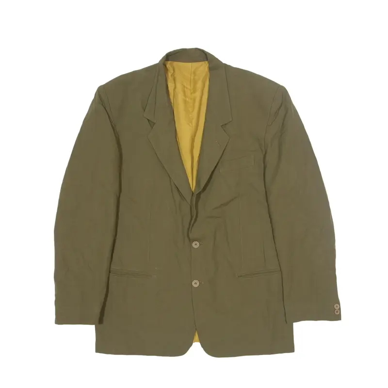 ROBERTO ROVI Blazer Jacket Green Wool 90s Mens L