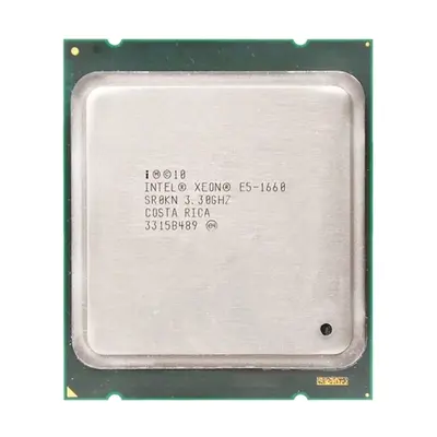 SR0H2 Intel Xeon E5-1660 6-Core 3.30GHz 0.0GT/s QPI 15MB L3 Cache Socket LGA2011 Processor