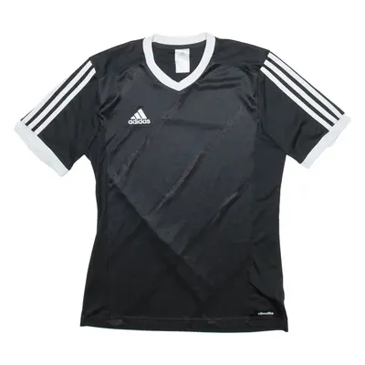 ADIDAS Mens Jersey Black V-Neck S