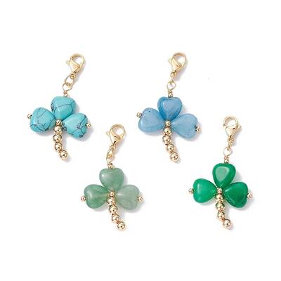 Clover Gemstone Pendant Decorations