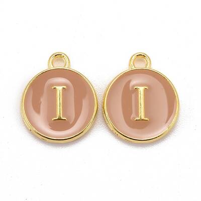 Golden Plated Alloy Enamel Charms