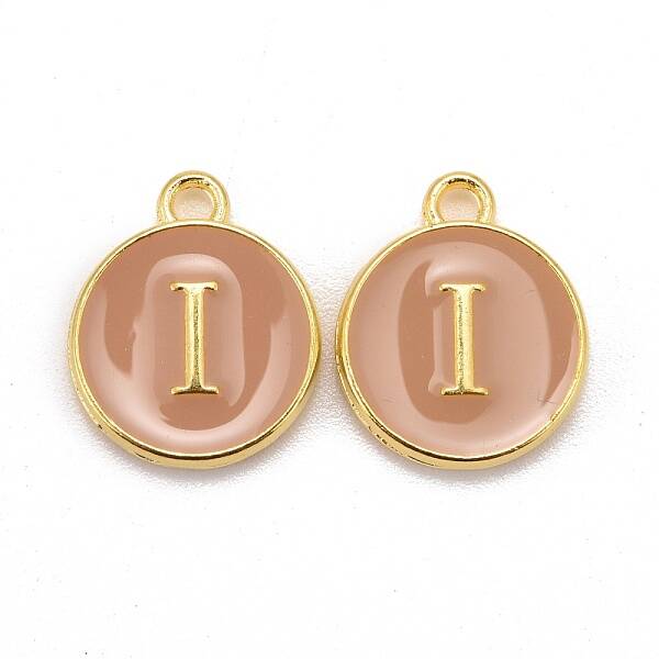Golden Plated Alloy Enamel Charms
