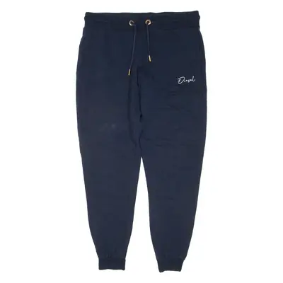 DIESEL Womens Joggers Blue Tapered L W32 L29