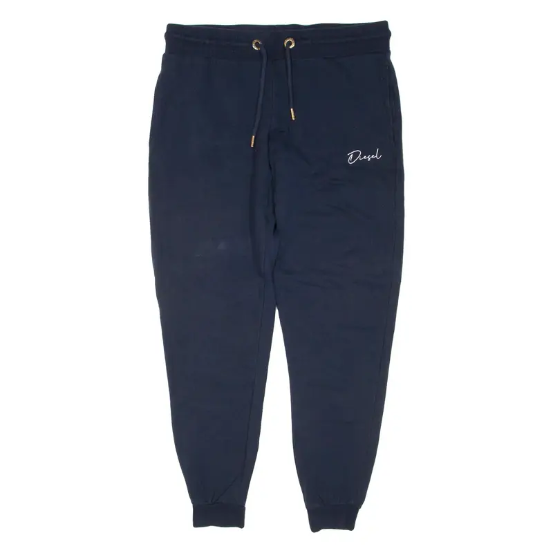 DIESEL Womens Joggers Blue Tapered L W32 L29