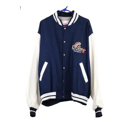 Brand X Varsity Jacket - XL Navy Cotton