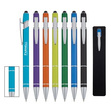 100 Promotional Varsi Incline Stylus Pen - Aluminum