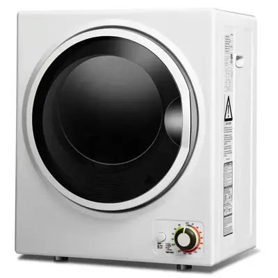 Costway 1.5 Cu .ft Clothes Dryer with Stainless Steel Tub