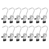 22 PCS Anti-rust Clip Space-saving Clothespin Hat Pants Storage Hanging Travel Hook Hanger Household Organiser Laundry Lightw...
