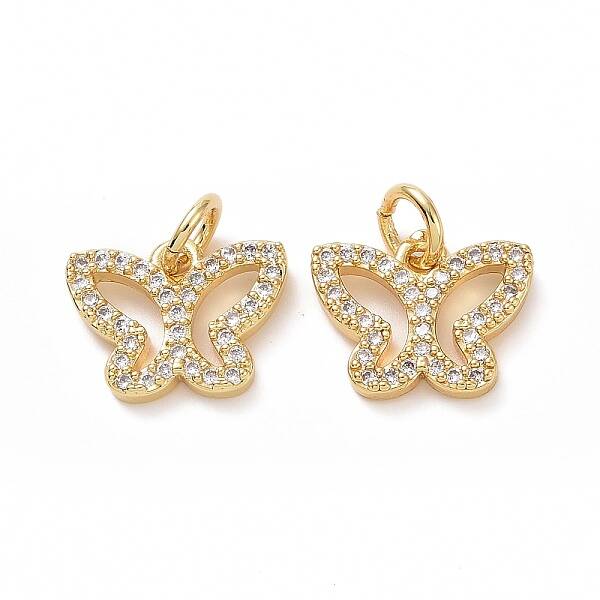 Brass Cubic Zirconia Charms