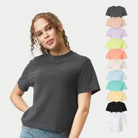 Comfort Colors Women's Boxy T-Shirts, Multi Pack Heavyweight Boxy Tees for Ladies, Bulk Cotton Crew Neck Undershirts - 11 Dif...