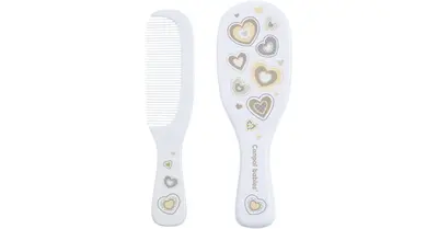 Canpol babies Newborn Baby set Beige (for hair) baby hair comb 1pcs + baby hair brush 1pcs