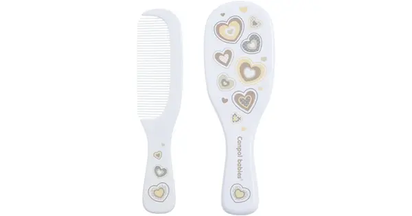 Canpol babies Newborn Baby set Beige (for hair) baby hair comb 1pcs + baby hair brush 1pcs