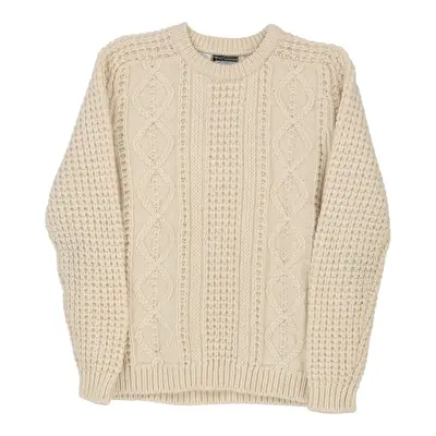 Strawbridge & Clothier Jumper - Small Cream Virgin Wool