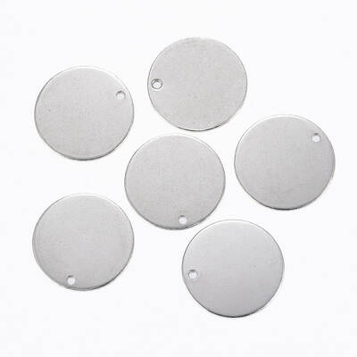 Tarnish Resistant 304 Stainless Steel Stamping Blank Tag Pendants