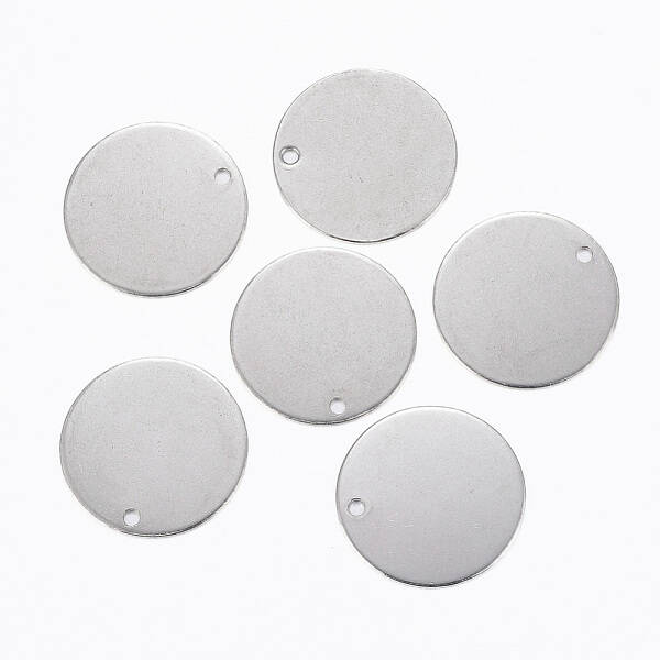 Tarnish Resistant 304 Stainless Steel Stamping Blank Tag Pendants