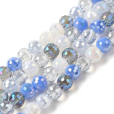 Electroplate Glass Beads Strands