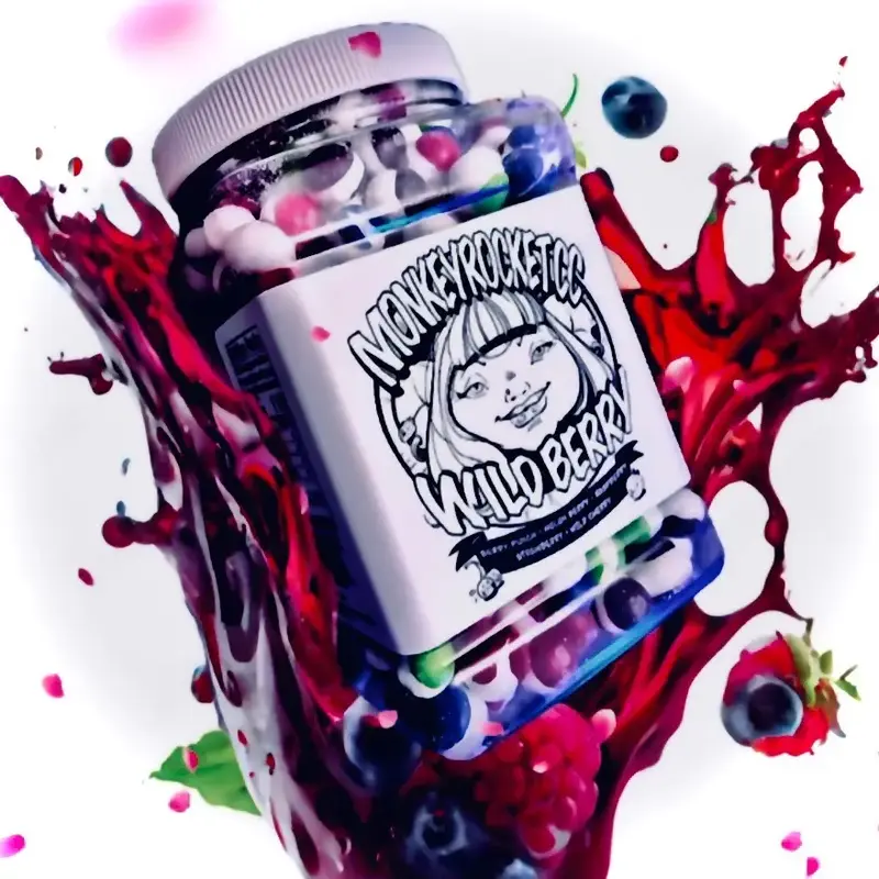 1 lb Wild Berry Chimp Chomps - WILD BERRY SKITTLEZ - ONE POUND - Wild Berry flavored freeze dried skittles - Viral Freeze Dri...