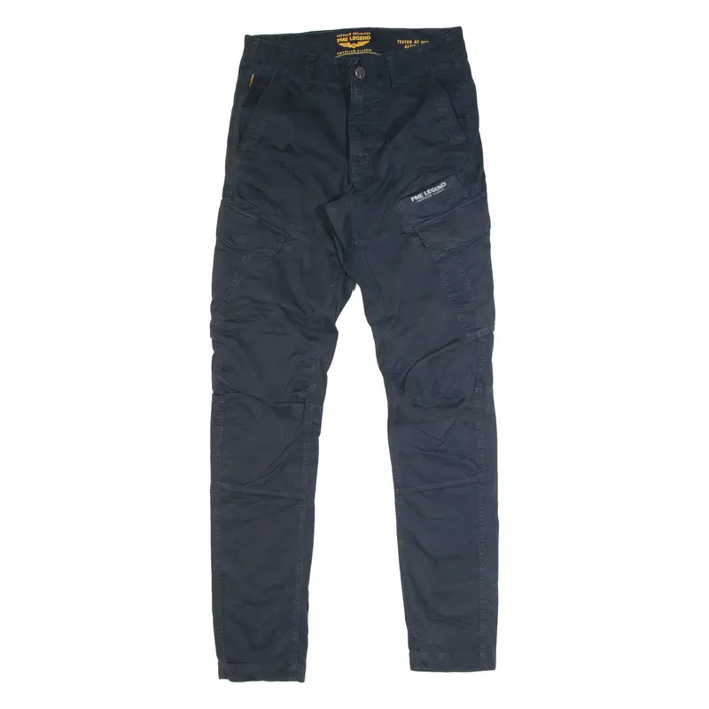 PRIME LEGEND Mens Trousers Blue Slim Tapered W31 L34