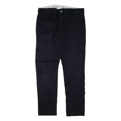 DICKIES Workwear Mens Trousers Black Slim Skinny W34 L29