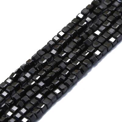 Natural Black Spinel Beads Strands