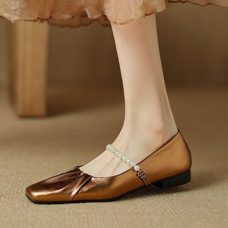 CHIKO Luciana Square Toe Block Heels Mary Jane Shoes