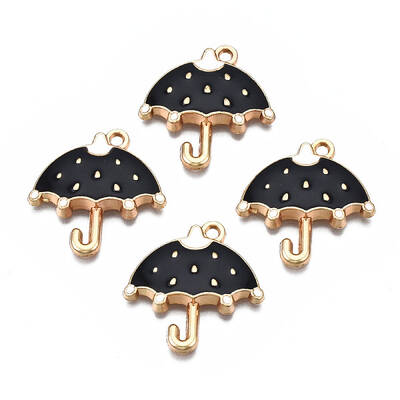 Rack Plating Alloy Enamel Pendants