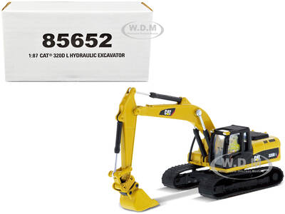 CAT Caterpillar 320D L Hydraulic Excavator with Multiple Work Tools and Operator High Line Series 1/87 (HO) Diecast Model by ...