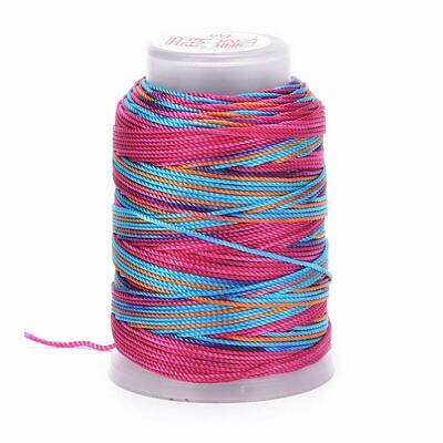 5 Rolls 12-Ply Segment Dyed Polyester Cords