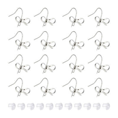 24Pcs Brass Earring Hooks