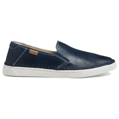 Pikolinos Alicante M2U Leather Men's Slip On Shoes - Blue - Size:US 9-9.5 Men