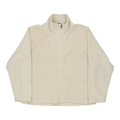 Reebok Fleece - Large White Polyester