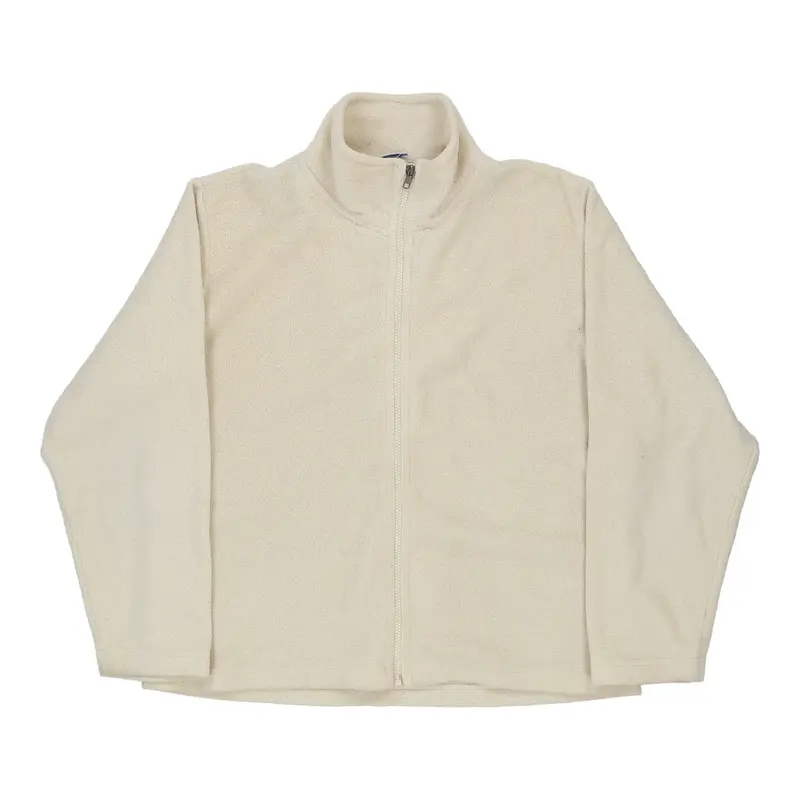 Reebok Fleece - Large White Polyester