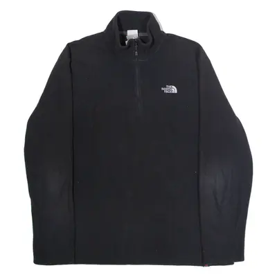 THE NORTH FACE Mens Fleece Black 1/4 Zip L