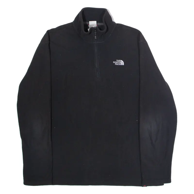 THE NORTH FACE Mens Fleece Black 1/4 Zip L