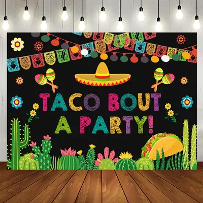 Aperturee Taco Bout A Fiesta Party Backdrop For Holiday
