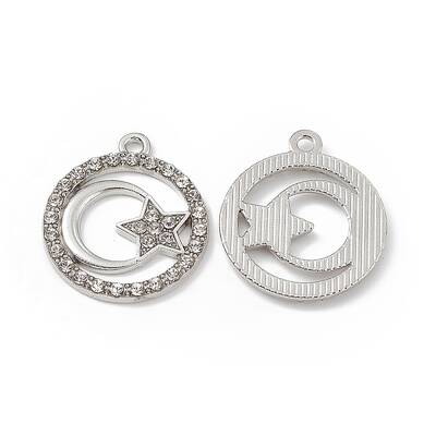Alloy Crystal Rhinestone Pendants