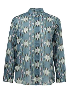 Blouse Camu Baca623 04-Blue | Color: 04 BLUE | Size: 0-XS