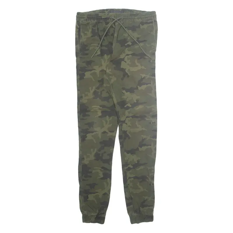 PRODUKT Camo Outdoor Mens Trousers Green Regular Skinny W30 L31