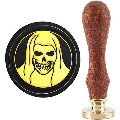 Halloween Brass Wax Seal Stamp with Handle