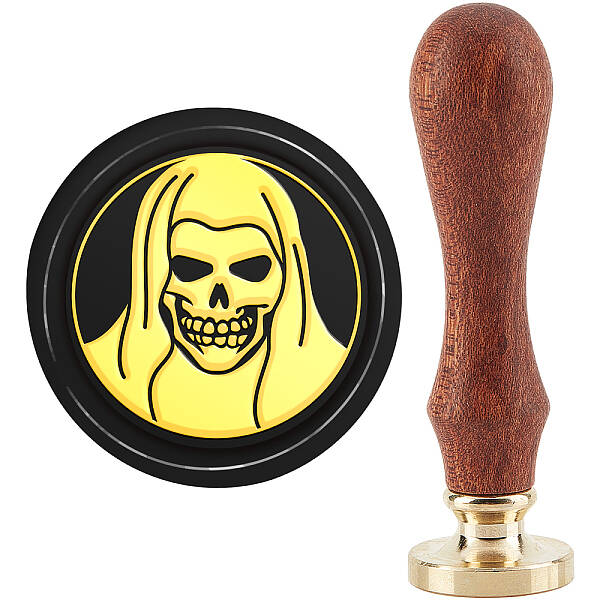 Halloween Brass Wax Seal Stamp with Handle