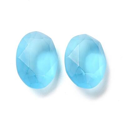 Frosted Glass Rhinestone Cabochons