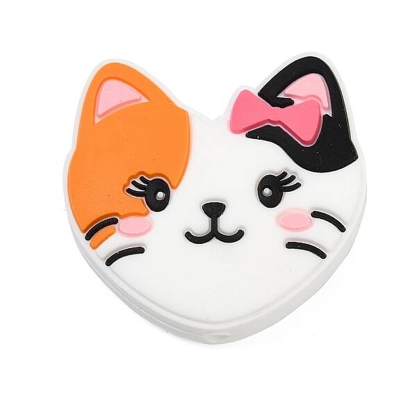 Cat Shape Silicone Beads