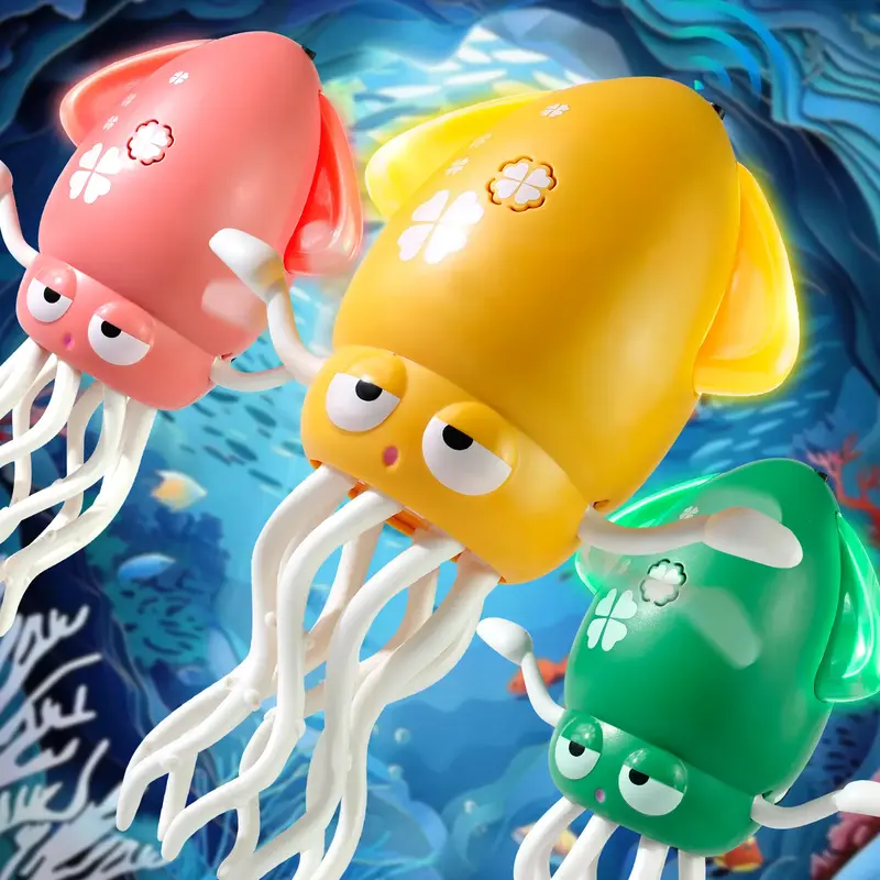Dancing Squid Toy for Kids - Music Lights & Fun Movements Perfect Gift for Toddlers Ages 2+ Bright LED Lights Upbeat Music Se...