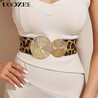 Fashionable European and American style belt for women to decorate coats and dresses, belts to tighten waist, elastic waistba...