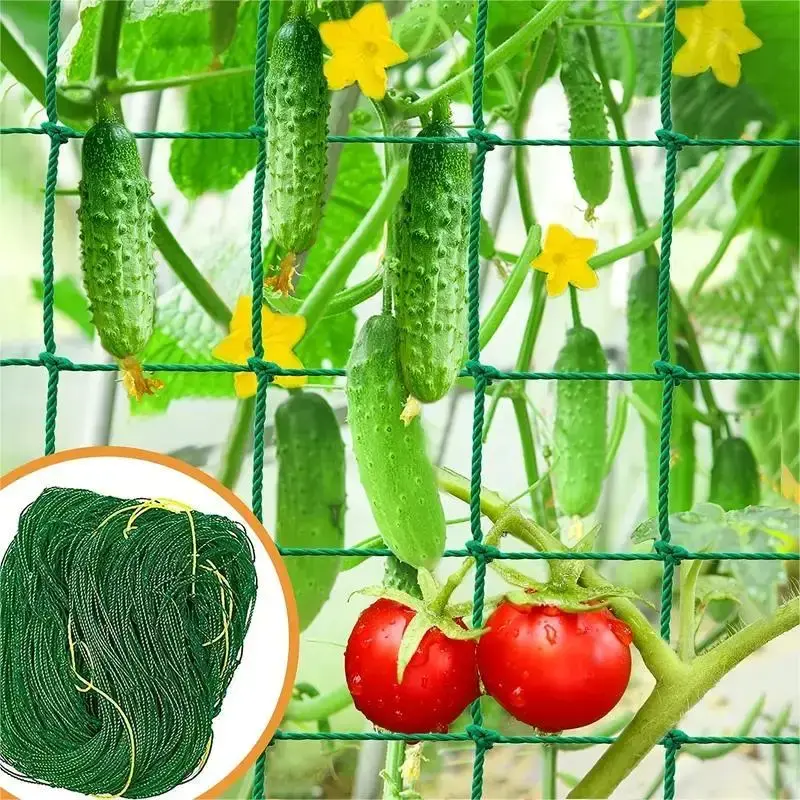 Plant Climbing Net, 1 Count Garden Hanging Net, Summer Essentials Horticultural Net for Tomato, Cucumber, Vegetable, Flower,...