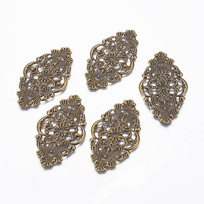 Iron Etched Metal Embellishments