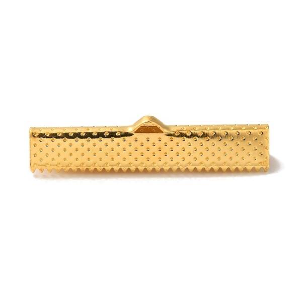 Iron Ribbon Crimp Ends