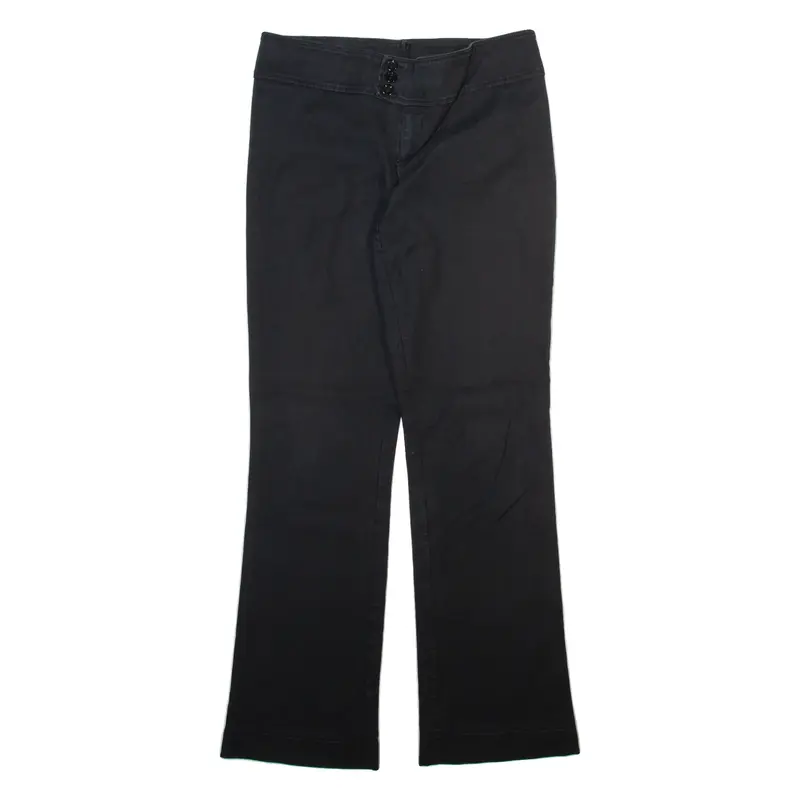Womens Trousers Black Regular Bootcut W30 L30