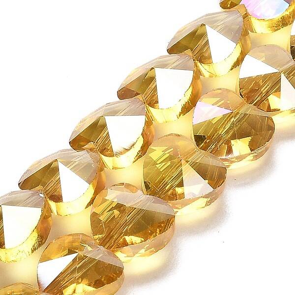 Electroplate Glass Beads Strands